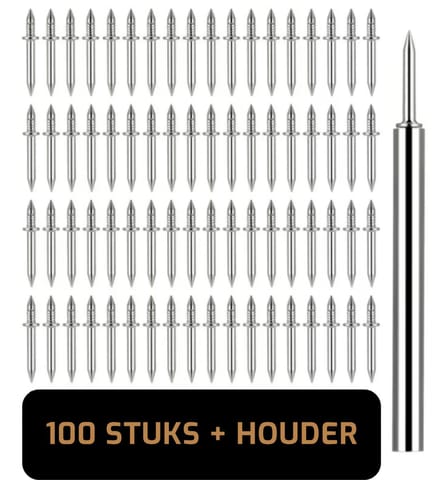 LUKARDIE® Plintspijkers 100x met Houder - Onzichtbare Bevestiging Hout/MDF