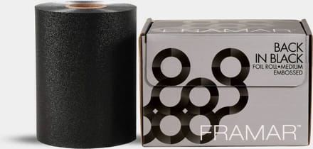 Framar Back in Black Embossed Medium Aluminiumfolie Zwart