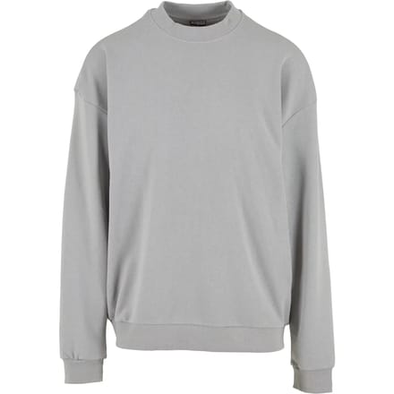 Urban Classics - Light Terry Crewneck sweater/trui - S - Grijs