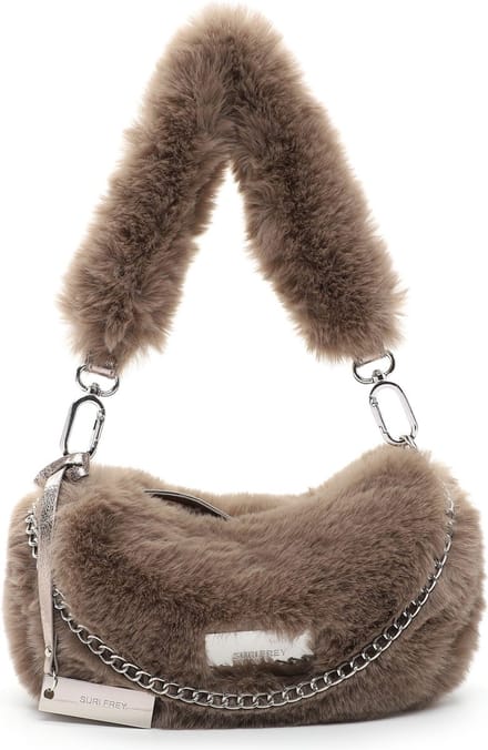 SURI FREY Tas SFY Claudy ( 14440 ) - Dames handtassen - darktaupe 950