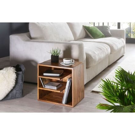 Wohnling Bijzettafel sheesham 43 cm