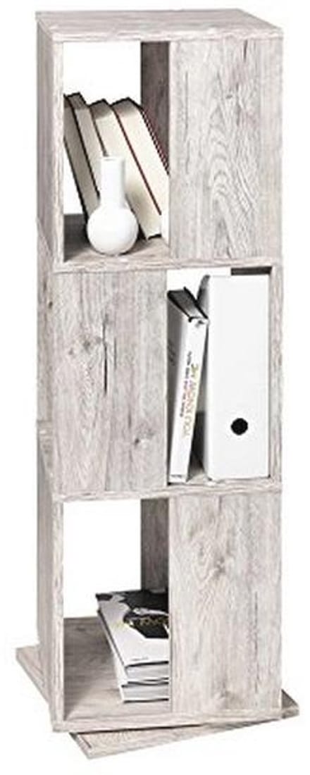 Draairek van Hout met Zandeiken Afwerking - 34 x 34 x 108 cm