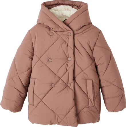 Vertbaudet Donsjack met capuchon voor meisjes met sherpa voering