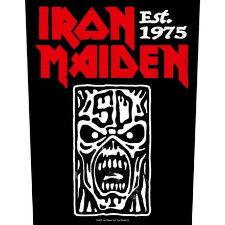 Iron Maiden Est. 1975 Unisex Embleem - meerkleurig - Standard