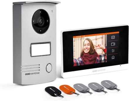 Video Intercom - Videofoon Deur - Veilige Toegang - Touchscreen 4.3 inch - 14 x 9 cm - Zwart
