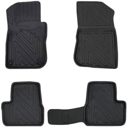 Rubbermatten Peugeot 2008 2002-2019 (complete set) - Premium carbonlook