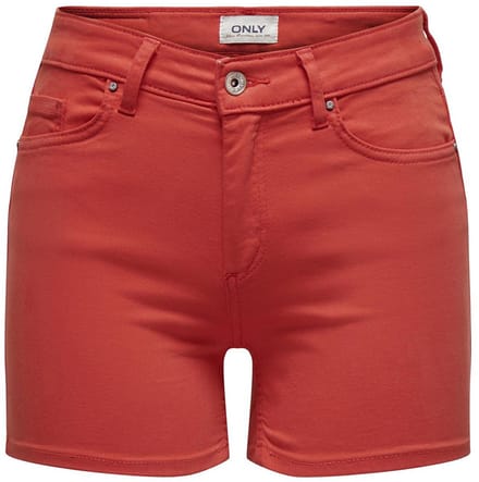 Only Blush Korte Jeans Rood XS Vrouw