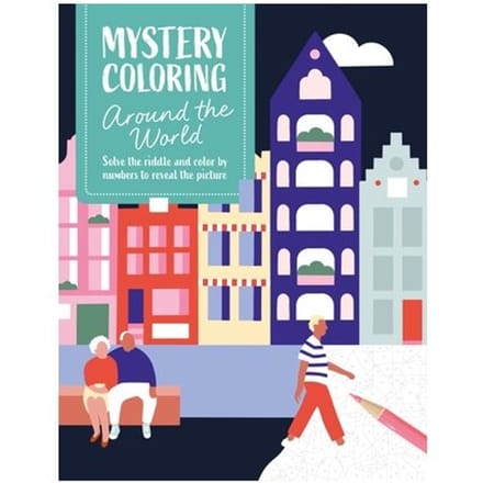 Mystery Coloring Around The World - Mystery Coloring - David & Charles Publishing