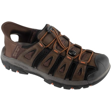 Skechers Slip-Ins: Relaxed Fit Sandalen - Donkerbruin - Maat 47.5