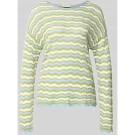 gebreide pullover met ronde hals