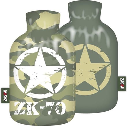 Arditex Warmtekruik Jongens Army 2 Liter Polyester Groen