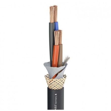 Sommer Cable 490-0231-440AQ Luidsprekerkabel 4 x 4 mm² + 4 x 4 mm² Zwart per meter