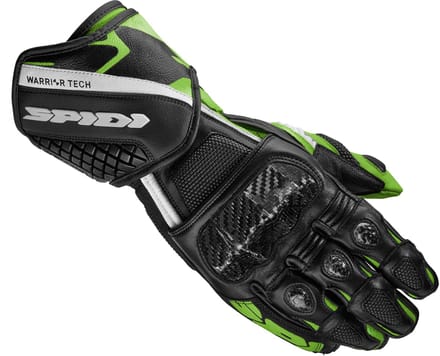 Spidi Carbo 5 Zwart Kawasaki Groen - Maat L - Handschoen