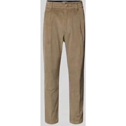 Ribcordbroek met Franse steekzakken