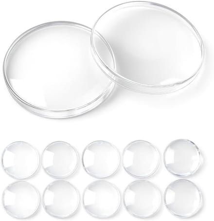 Deurstoppers - Wandbeschermers - Schade voorkomen - Zelfklevend en wasbaar - 40 mm diameter - Transparant