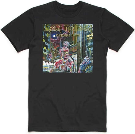 Iron Maiden - Somewhere In Time Box Heren T-shirt - M - Zwart