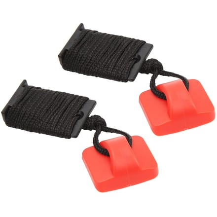 2 STUKS Loopband Veiligheidsschakelaar Universele Magneet Noodstop Loopband Sleutel voor Gym Rood black