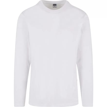 Urban Classics - Basic Longsleeve shirt - 5XL - Wit