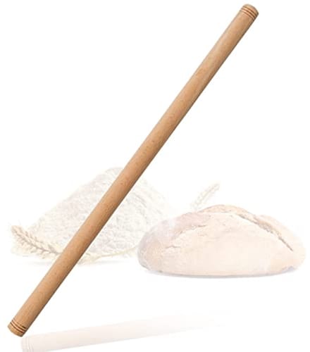 Handgemaakte Deegroller van Beukenhout - Traditionele Turkse Deegroller (80 x 1,5 cm)