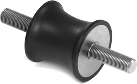 Rubbermagazijn - Tailledemper - Type A/F - 20/15x19mm - M6 - Set 10 stuks