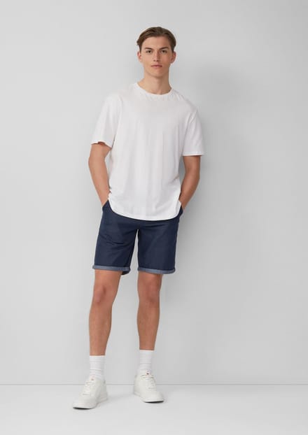 Korte chino met omslag QS