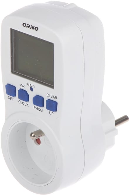 Orno OR-PRE-409 - Elektronische Tijdschakelaar - Groot LCD Display - 16 Programma's - IP20