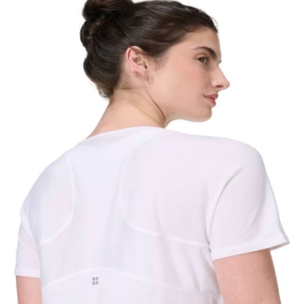 Sweaty Betty Sweaty Betty Breathe Easy Mesh T-Shirt WIT - Maat M