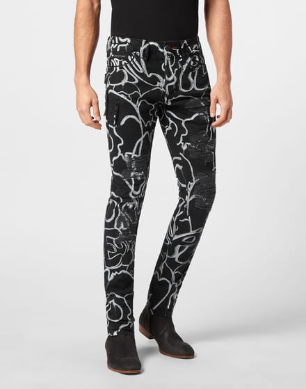 Jeans Recht Model Skull&Bones