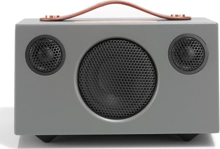 Audio Pro T3+ Draagbare Bluetooth Luidspreker – 2×5W + 15W Klasse D – 3,5” Woofer & 2 Textieldome Tweeters – Frequentiebereik 70 Hz – 20 kHz – Compact & Draagbaar – Grijs