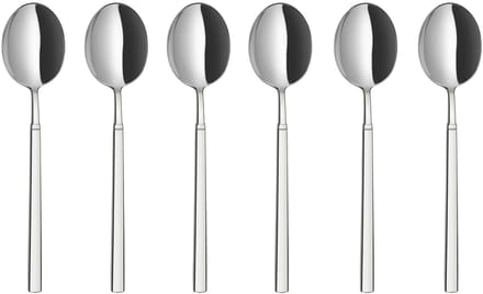 Bonna Dessertlepel - Grace - RVS - 17 cm - set van 6