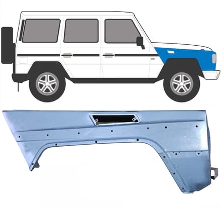 Voorste spatbord voor Mercedes G-Class W461 1990-1996 / Rechts