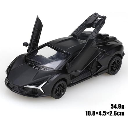 1:43 Schaal Replica Van De Svj Pullback Legering Auto Model, Speelgoed Voor Kinderen, Gegoten Metaal, Pullback Functie. black