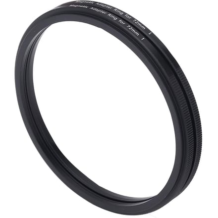 Magnetische Filterring Adapter Set 72mm Aluminiumlegering Camera Lens Filter Adapterring voor Lens black