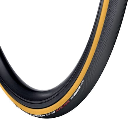 Vredestein Fortezza Senso Superiore Racefiets Band - Maat: 23mm, Kleur: Bruin