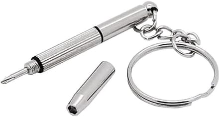 Multifunctionele 3-in-1 Lenzenvloeistof Schraubendreher met Sleutelhanger
