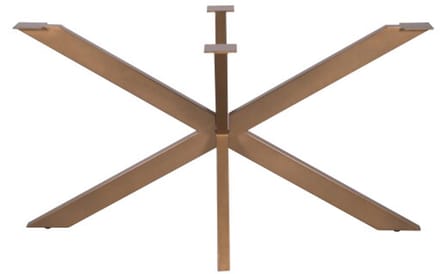 Matrixpoot Brons Ovaal/Rechthoek 140 cm Koker 4x8 cm