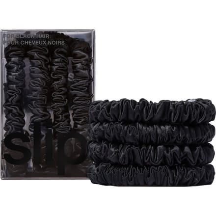 Slip Skinny Scrunchies - 4 Pack - Black