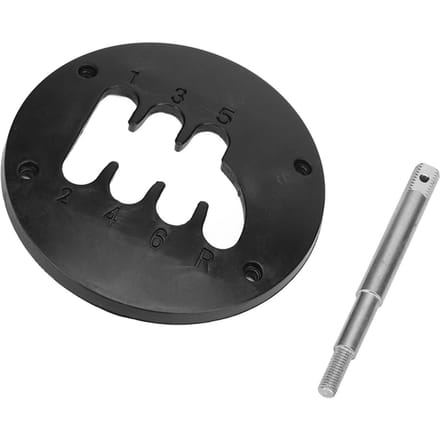 Schakelplaat Mod Professionele Short Shifter Middenplaat Mod met 95mm Hendel voor Thrustmaster TH8A black