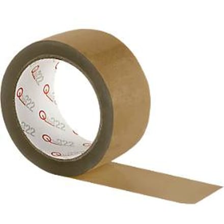 Verpakkingstape Qtape® 222, bruin, 6 rollen