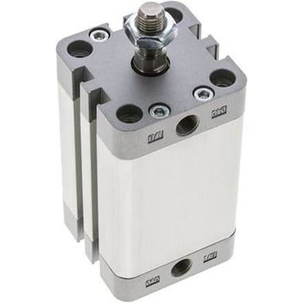ISO 21287 Compacte Dubbelwerkende Cilinder 40-50mm - Magnetisch - Mannelijke Stang