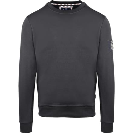 Aquascutum Heren Patch Sweatshirt (Antraciet)