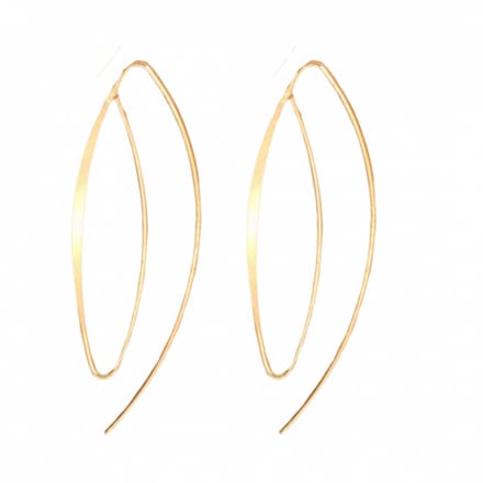 Oorbellen -Doorsteek -goudkleurig- Charme Bijoux