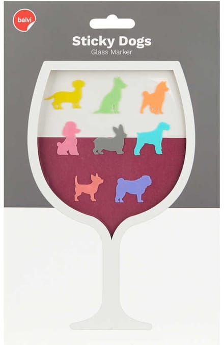 Balvi Glasmarker Hond x8