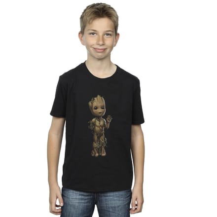 Marvel Jongens Ik Ben Groot Golf Positie T-Shirt (Zwart)