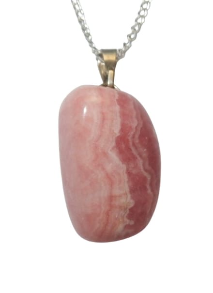 Rhodochrosiet Trommelsteen Hanger