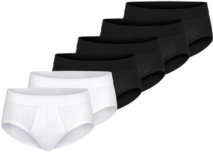 Schiesser Heren slip / onderbroek 6 pack Cotton Essentials Authentic