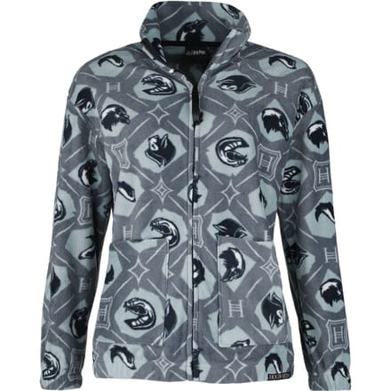 Harry Potter Fleece - Häuser & Symbole - S tot M - voor Vrouwen - grijs
