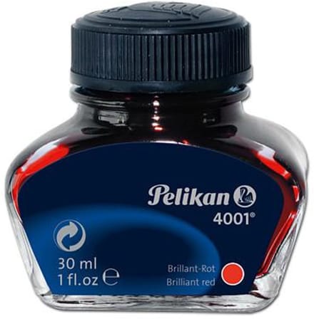 Pelikan 4001 - Inktpot - 30 ml - Rood