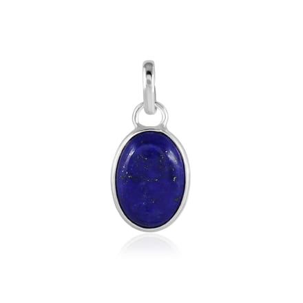 SilverGems Zilveren hanger met Lapis Lazuli edelsteen