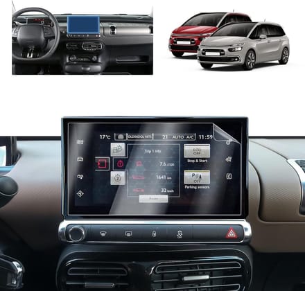 Screen Protector 7 Inch Nano Film voor Citroën C3 en C4 Cactus - Multimedia Navigatie, Touchscreen, 6H Kr scratchbestendig (2 Pack)